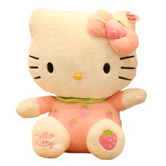 社区工厂毛绒玩具 hellokitty公仔抱枕55cm 安康硒品1号店